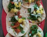 A picture of step 6 of Tacos al Pastor.
