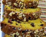 A picture of step 2 of Cranberry – Walnut Pumpkin Bread: Yummy Autumn dessert / Halloween Special Post.