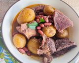 Foto langkah ke 5 dari resep 274. Rendang Daging Sapi Bumbu Instan Tanpa Santan.