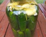 Kovászos uborka krumplival recept fázis 2 fotója