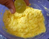 A picture of step 5 of Makai dhokla.