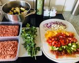 Pas rețetă Mâncare turcească cu vinete, carne tocată și roșii 2 fotografie