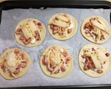 Foto del paso 6 de la receta: Empanadillas redondas de bacon y quesos 🧀