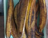 Foto langkah ke 1 dari resep (657) Es Pisang Hijau (Pisang Tanduk).