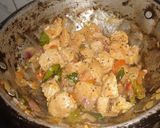 A picture of step 6 of Soya chunks burjhi/dry.