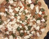 A picture of step 9 of Chicken Quiche.