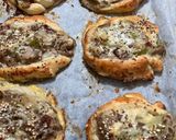 Foto del paso 10 de la receta Rollos de hojaldre, rellenos de verduras de temporada y jamón ibérico