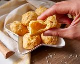 A picture of step 9 of Gougères with Comté Cheese.