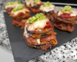 Foto del paso 8 de la receta: Pincho de berenjena a la parmesana con pesto