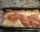 Foto del paso 6 de la receta: Pastel de carne con queso y bacon al horno