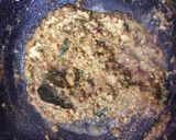 A picture of step 1 of Akki roti and kurma.