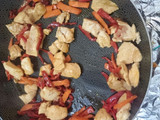 Tacos con Pollo en Salsa picante
