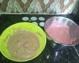 A picture of step 6 of Strawberry chocolate cupcakes.