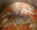 A picture of step 7 of My Thick Chicken,Lentil & Carrot Soup.