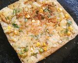 A picture of step 3 of Corn Toast.
