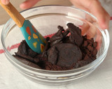 A picture of step 2 of Oreo Chocolate Mousse Cake [No-Bake].