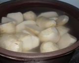 A picture of step 1 of Arvi Gosht.