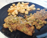 Foto del paso 9 de la receta: Merluza en salsa, con trigueros guisantes y gambitas