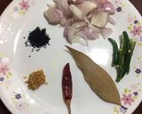 A picture of step 1 of Masoor Dal Khichdi.