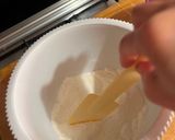 A picture of step 1 of Amie’s PUTO cheese.