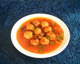 A picture of step 15 of Riceveg manchurian.
