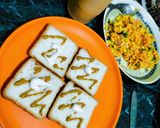 मस्टर्ड सॉस सैंडविच रेसिपी चरण 2 फोटो