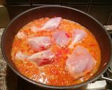A picture of step 6 of Pap and chicken stew.
