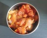 A picture of step 3 of Tomato Onion Chutney.
