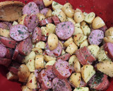 A picture of step 3 of Kielbasa and Potatoes.