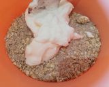 Cukormentes fehérjés granola recept fázis 3 fotója