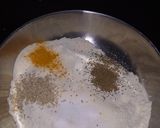 A picture of step 1 of Dal bati.