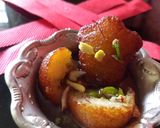 A picture of step 3 of Shahi gulab jamun.