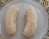 Foto del paso 1 de la receta: Polos de plátano y chocolate crocante