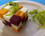 A picture of step 7 of Cube winter special salad.