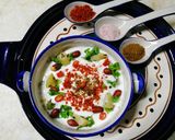 पोटैटो पिनट रायता (Potato penut raita recipe in hindi) रेसिपी चरण 4 फोटो