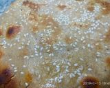 A picture of step 5 of Til jawar parantha.