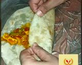 A picture of step 10 of Paneer Frankie Paneer Rolls.