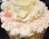 A picture of step 7 of My go to Italian Meringue Buttercream.