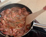 Foto del paso 6 de la receta: Arroz con rape y gambones, calabaza y espinacas