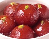 A picture of step 5 of Gulab jamun with homemade.
