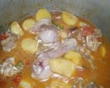 A picture of step 4 of Chicken biryani.
