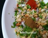 A picture of step 3 of Peanut SadhekoPeanut Salad in Nepali Style Badam Sadheko.