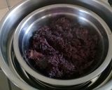 Foto langkah ke 1 dari resep Kue talam ketan hitam srikaya pandan.
