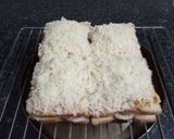 A picture of step 3 of 3 Layered Harissa Cheese  Coleslaw Veg Toast Sandwich!.