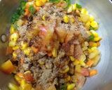 A picture of step 1 of Corn Chaat.