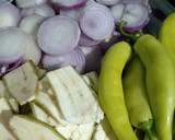 வாழைக்காய் மிளகாய் வெங்காய பஜ்ஜி ரெசிபி ஸ்டேப் 1 புகைப்படம்