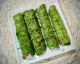 Foto del paso 4 de la receta: Crêpes de espinacas con pechuga de pavo