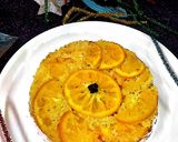 A picture of step 4 of Orange blender upside down side cake.
