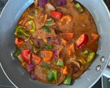 A picture of step 3 of Chilli Chana.