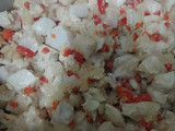 Risotto de pollo arroz y azafrán